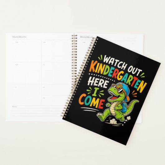 Kijk uit kleuterschool hier kom ik Dino Planner (Display)