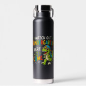 Kijk uit kleuterschool hier kom ik Dino Waterfles (Voorkant)
