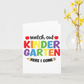 Kijk uit kleuterschool hier kom ik vriendelijker t kaart (Gele Bloem)