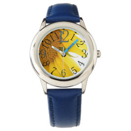 Kijk uit met zonnebloem horloge