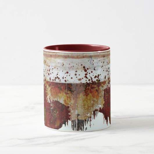 Kijk uit naar de aardewerk van de verf-druppel mok (Midden)