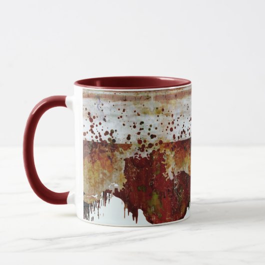 Kijk uit naar de aardewerk van de verf-druppel mok (Links)