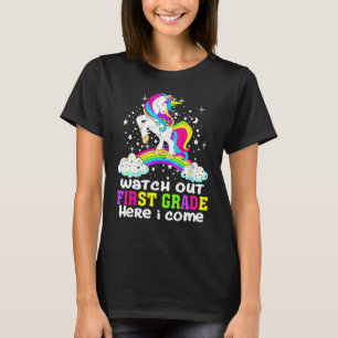 Kijk uit naar de eerste graad hier... ik kom terug t-shirt