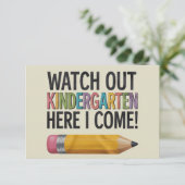 Kijk uit naar de Kindertuin hier. Ik kom terug naa Bedankkaart (Staand voorkant)