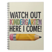 Kijk uit naar de Kindertuin hier. Ik kom terug naa Notitieboek (Voorkant)