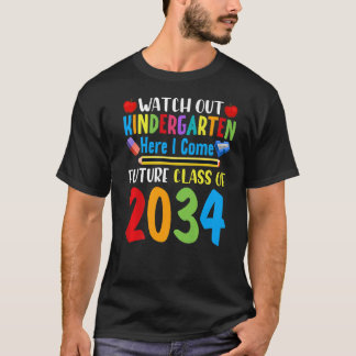 Kijk uit naar de kleuterschool hier, ik kom uit de t-shirt