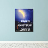KIJK UIT NAAR DE TERUGKEER VAN JEZUS CANVAS AFDRUK (Insitu (Houten vloer))