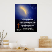 KIJK UIT NAAR DE TERUGKEER VAN JEZUS POSTER (Keuken)
