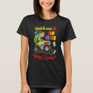 Kijk uit naar de tweede klas hier. Ik kom Dinosaur T-shirt