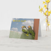 Kijk uit naar de verjaardag kaart (Gele Bloem)