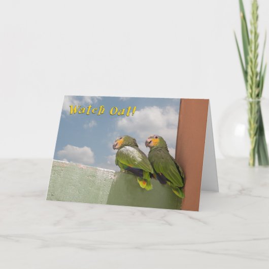 Kijk uit naar de verjaardag kaart (Voorkant)