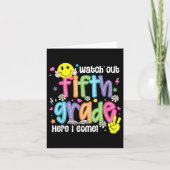 Kijk uit naar de vijfde klas hier... kom ik uit de kaart (Voorkant)