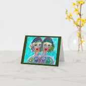 Kijk uit naar het Wenskaart van Vrienden Kaart (Gele Bloem)