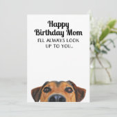 Kijk uit naar je grappige Birthday Mam Kaart (Staand voorkant)