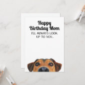 Kijk uit naar je grappige Birthday Mam Kaart (Voorkant / Achterkant in situ)