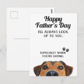 Kijk uit naar je grappige vaderdag Briefkaart van  (Voorkant / Achterkant)