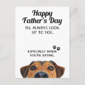 Kijk uit naar je grappige vaderdag Briefkaart van (Voorkant)