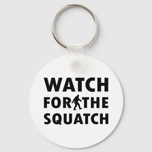 Kijk uit naar Squatch Sleutelhanger (Voorkant)
