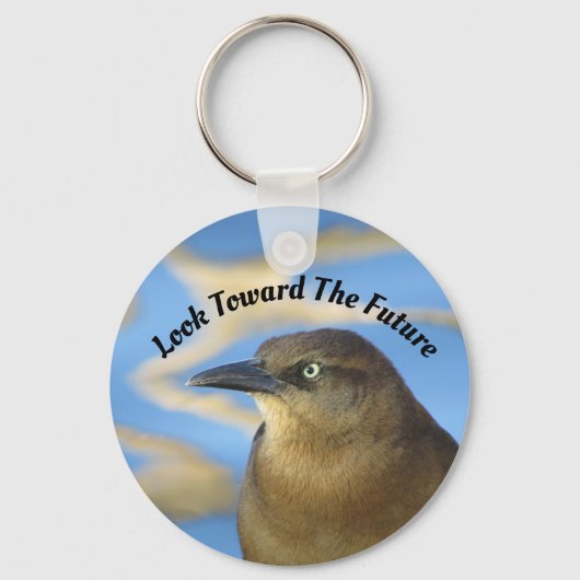 Kijk uit naar toekomstige Blackbird College diplom Sleutelhanger (Voorkant)