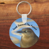 Kijk uit naar toekomstige Blackbird College diplom Sleutelhanger (Voorkant)