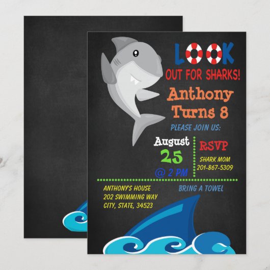 Kijk uit naar uitnodiging van de poolpartij voor h (Voorkant / Achterkant)