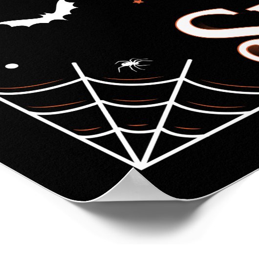 Kijk uit op dit Poster van de Spooky Night 24x24 (Hoek)