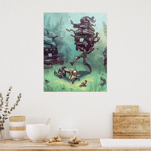 Kijk uit! poster (Keuken)