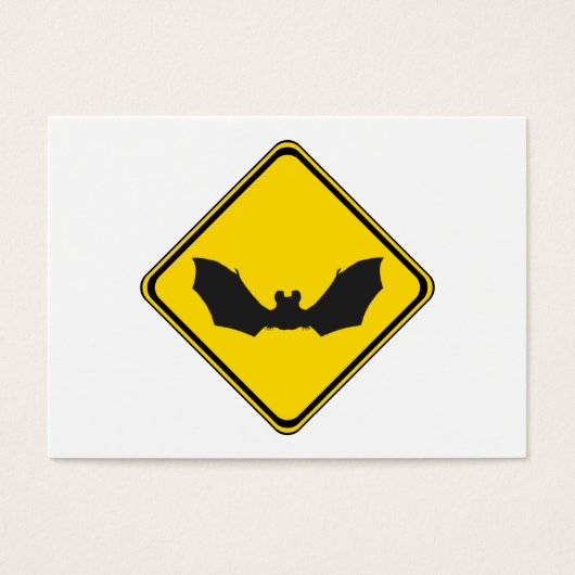 Kijk uit: vleermuizen! visitekaartjes (Voorkant)