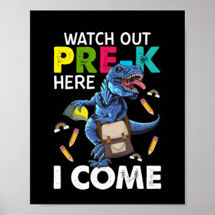Kijk uit voor ik kom. poster