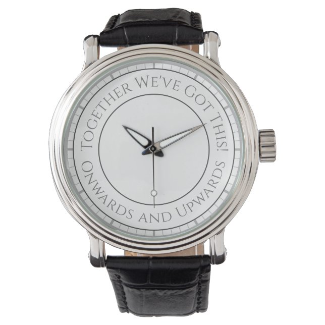 Kijk uit voor zakenpartner Samen redden we het Horloge (Voorkant)