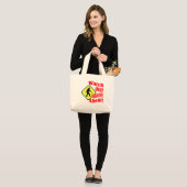Kijk uit! Vooruit. Grote Tote Bag (Voorkant (model))