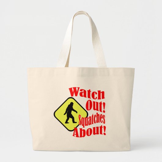 Kijk uit! Vooruit. Grote Tote Bag (Voorkant)