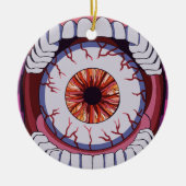 Kijk uit wat je zegt keramisch ornament (Voorkant)