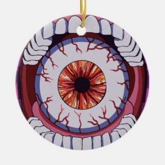 Kijk uit wat je zegt keramisch ornament