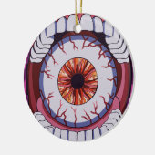 Kijk uit wat je zegt keramisch ornament (Links)