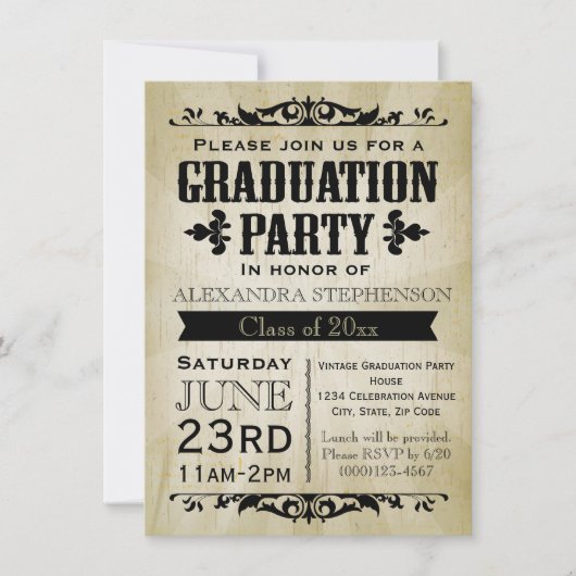 -Kijk Uitnodiging van de Partij van de Oud-Tijd va (Voorkant)