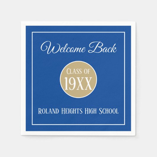 Kijk! Uw klasse reünie servetten (Voorkant)