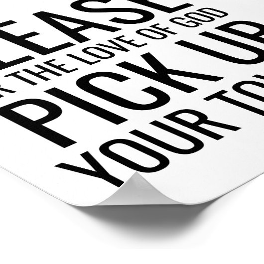 KIJK UW TOWELLICHT BINNEN POSTER (Hoek)