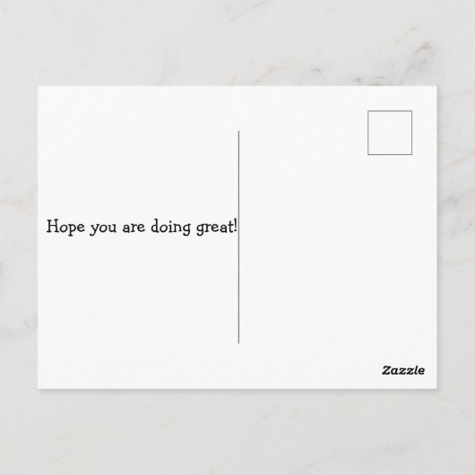 Kijk verder dan AUTISME Briefkaart (Achterkant)