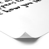 Kijk verder dan de voor de hand liggende Sticker Poster (Hoek)