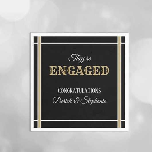 Kijk! Verlovingsfeestservetten Servet