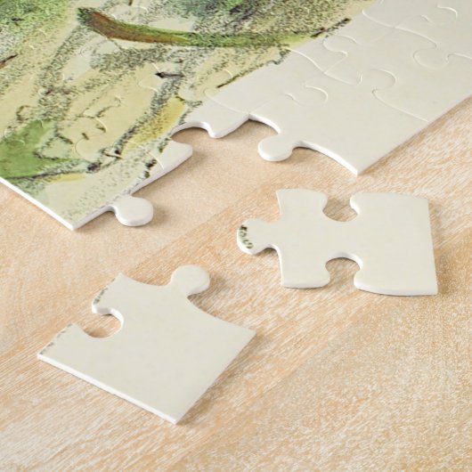  kijk vogel op de grond legpuzzel (Zijkant)