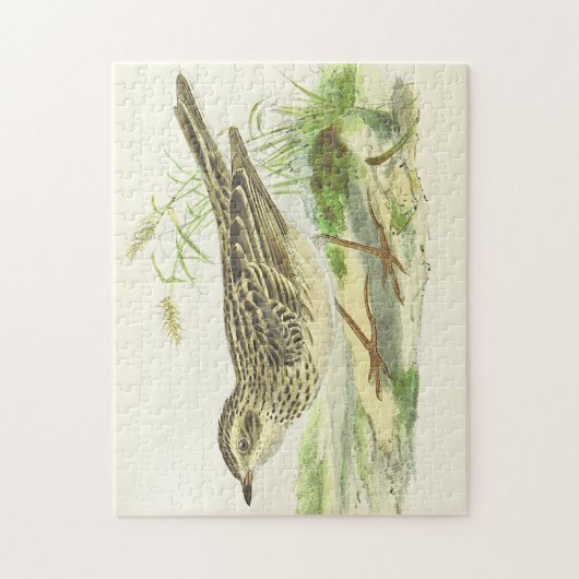 kijk vogel op de grond legpuzzel (Verticaal)