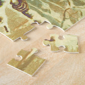  Kijk vogel op een Branch Puzzle Legpuzzel (Zijkant)