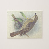  kijk, vogel op een tak legpuzzel (Horizontaal)