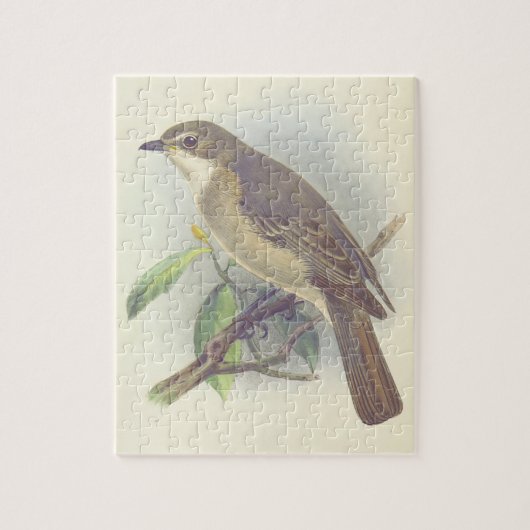  kijk, vogel op een tak legpuzzel (Verticaal)