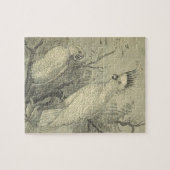 kijk, vogels in een boom-puzzel legpuzzel (Horizontaal)