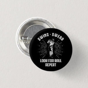 Kijk voor Ball Repeat Golf Nerd  Golfen Pun Ronde Button 3,2 Cm