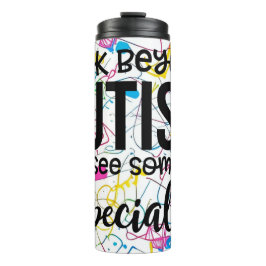 Kijk voorbij Autisme Thermosbeker