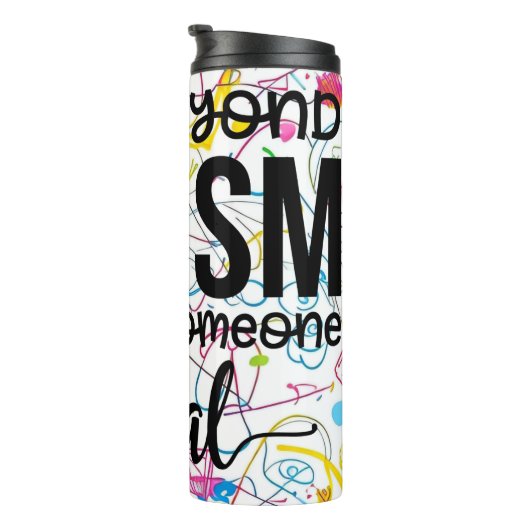 Kijk voorbij Autisme Thermosbeker (Geroteerd rechts)